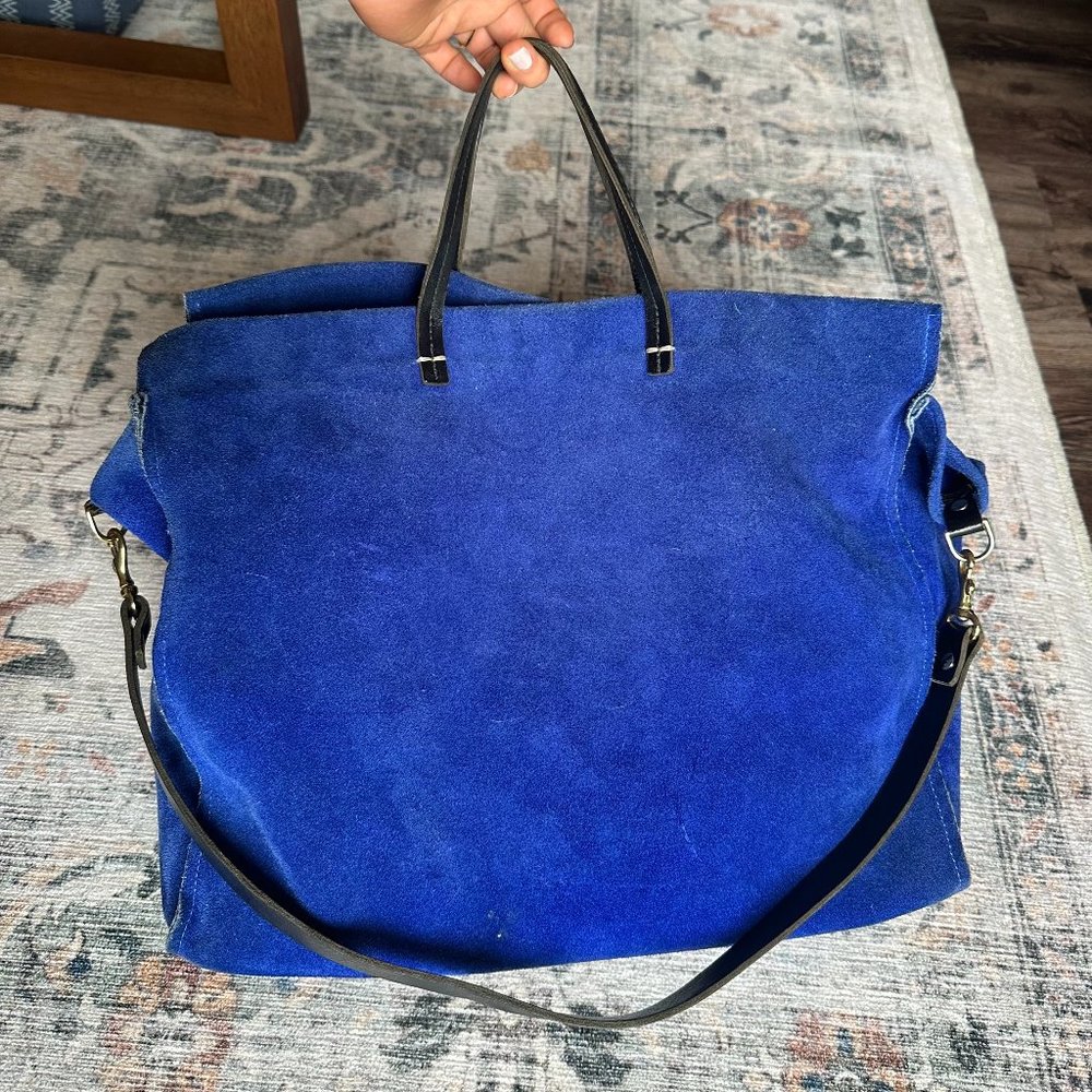 Clare V Cobalt Blue Tote